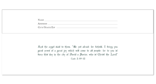 2018 christmas 10 envelope number 10 envelope