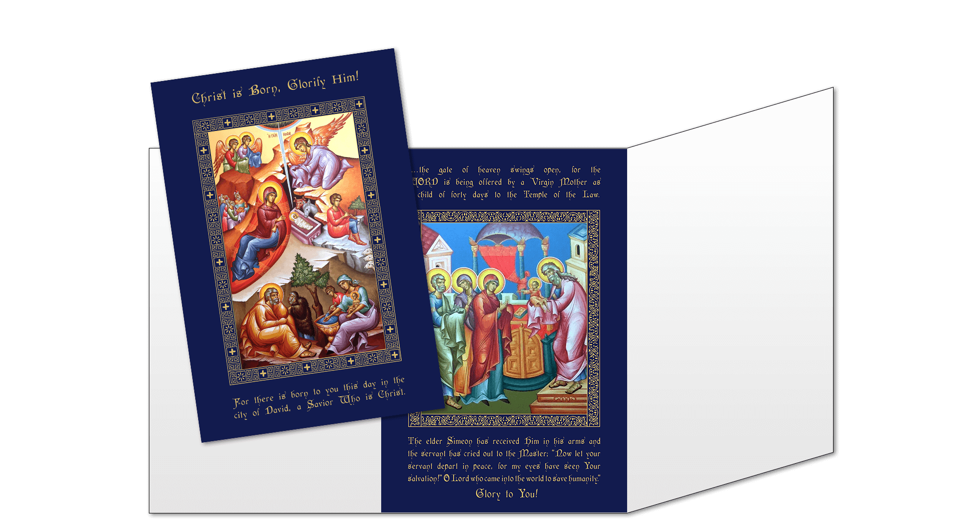 Community Cards - The Presentation Christmas Card Triptych