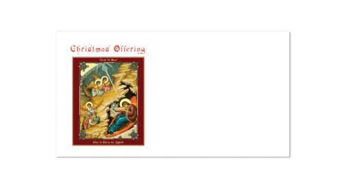 2025 Christmas Offering Envelope (Front)