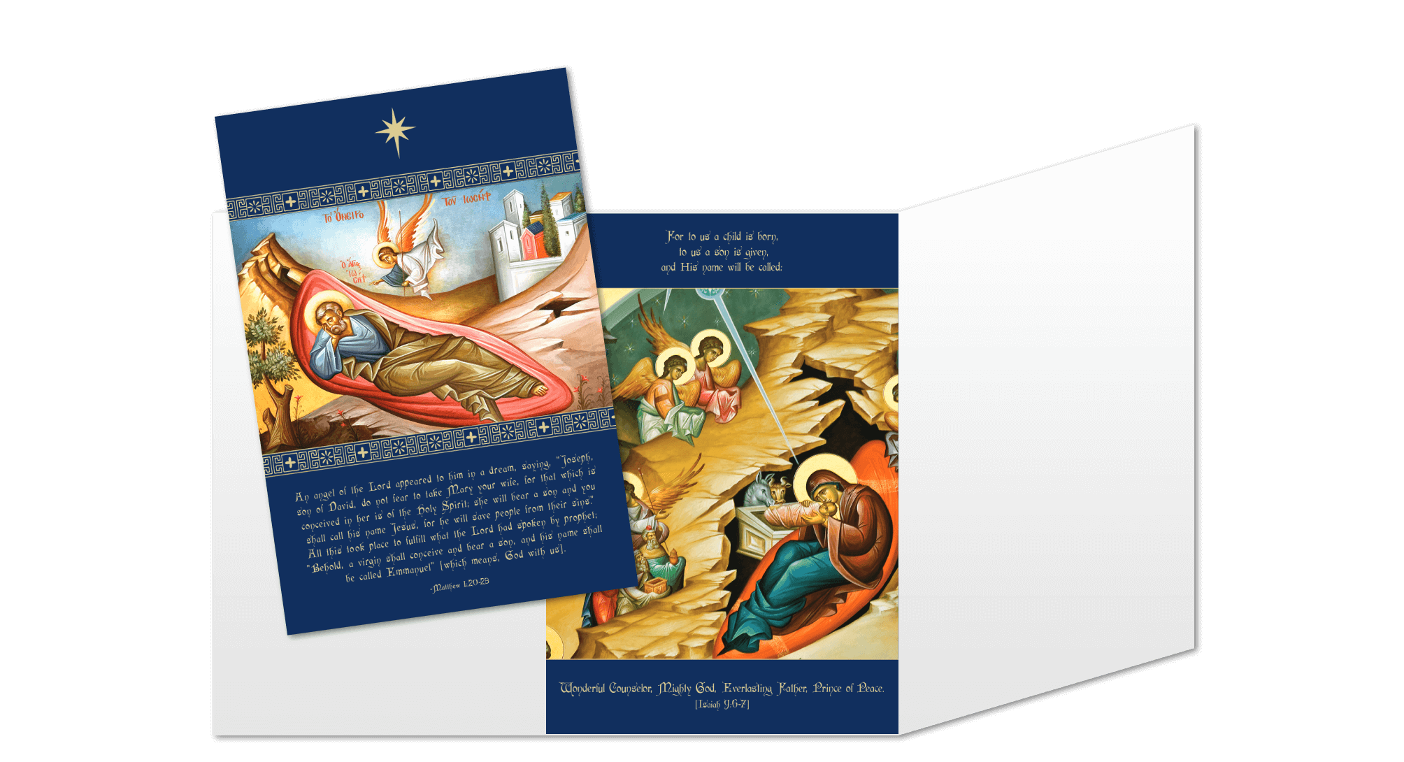 Community Cards - Joseph's Dream Christmas Card Triptych